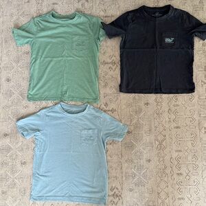 Vineyard Vines Kids Short Sleeve Tees - Green, Black, Blue
